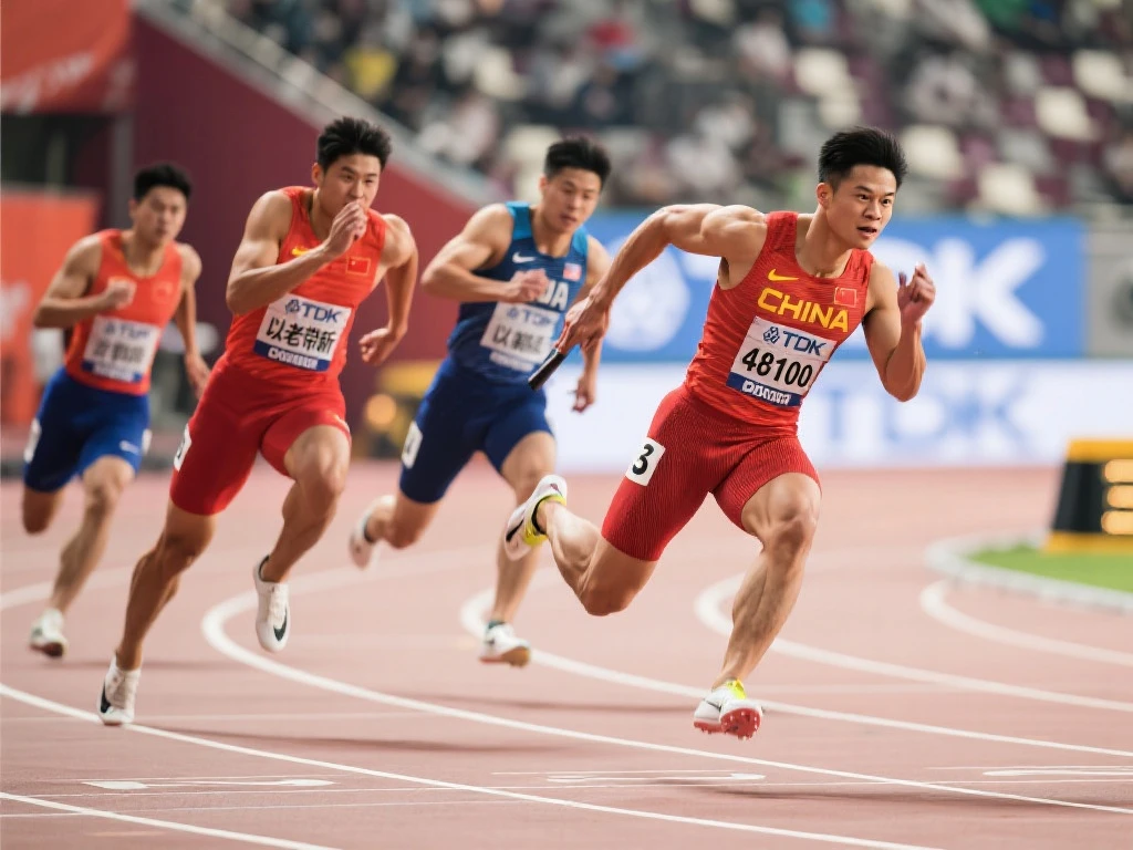 全国田径大奖赛：35岁苏炳添领衔男子4x100米接力勇夺金牌！